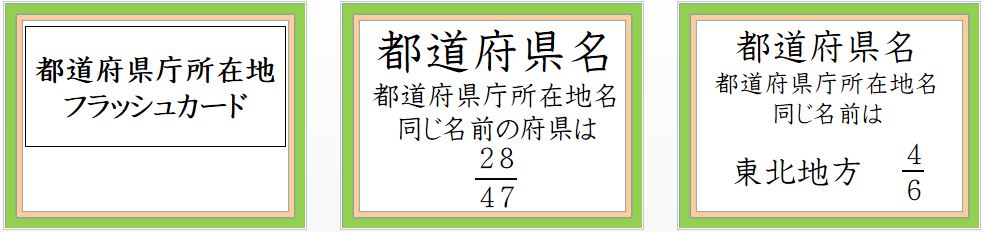 フラッシュカード型教材 那須烏山市立烏山小学校