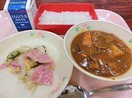 夏野菜のカレー ハムマリネサラダ 夏野菜のカレー ハムマリネサラダ
