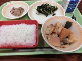 ごはん セルフコーヒー牛乳(牛乳・コーヒー牛乳の素) 鶏肉のバジル焼き のりあえ おでん ごはん セルフコーヒー牛乳(牛乳・コーヒー牛乳の素) 鶏肉のバジル焼き のりあえ おでん