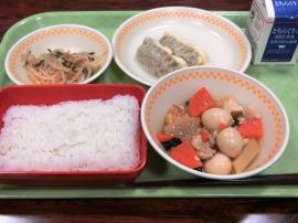ごはん　牛乳　野菜餃子②　キムチあえ　生揚と大根のオイスタソース煮