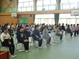 予行練習の様子